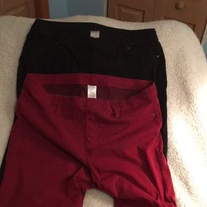 2 pair jeggings